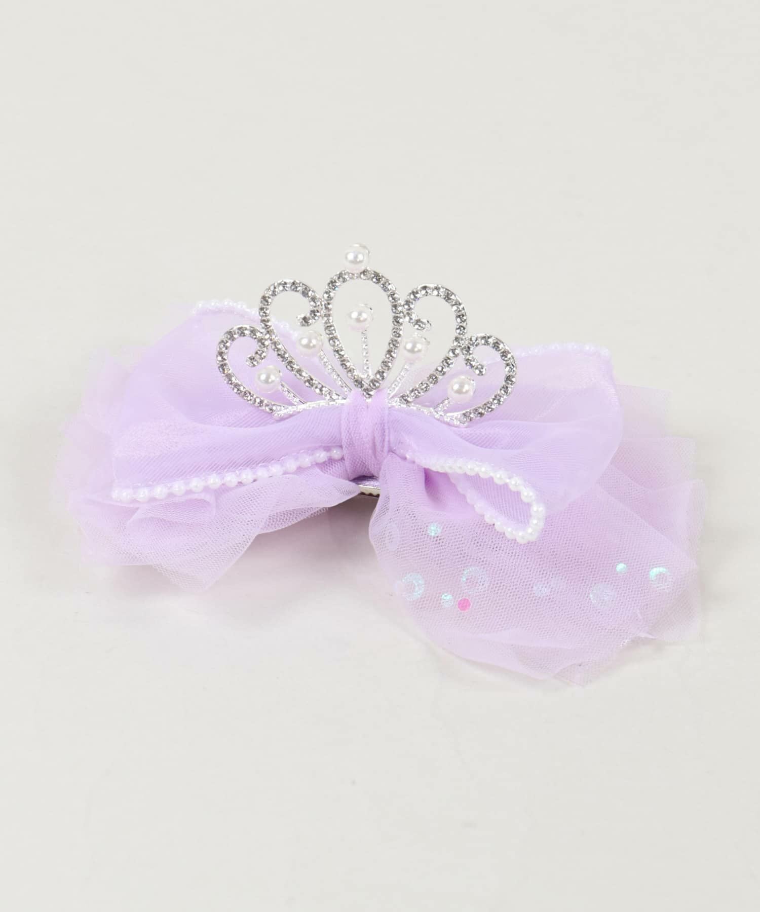 38%OFF】オーガンジーヘアクリップ/リボンクラウン | SPINNS WEB STORE