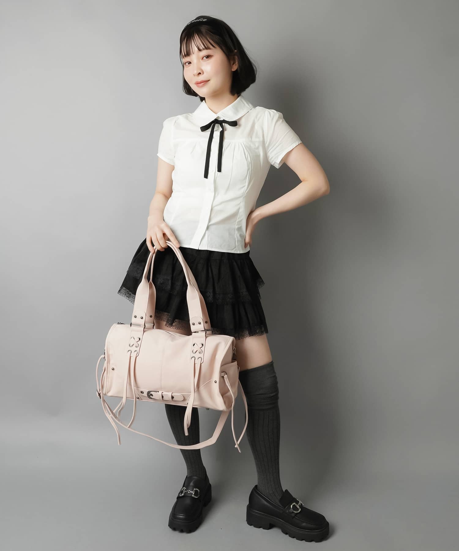 28%OFF】2WAY合皮ショルダーバッグ/ハンドバッグ/ハトメベルト