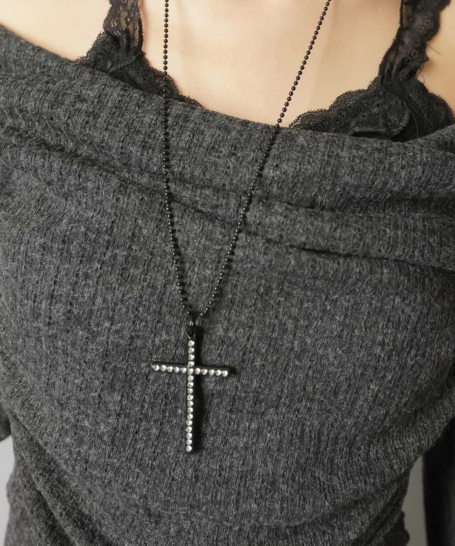 25%OFF】メタルネックレス/ビッグクロス＜メール便対応＞ | SPINNS WEB