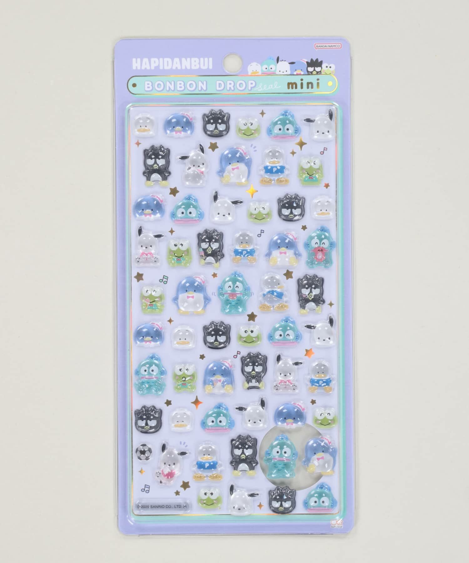 ≪サンリオ≫ボンボンドロップシールmini/ぷくぷくシール/全8種
