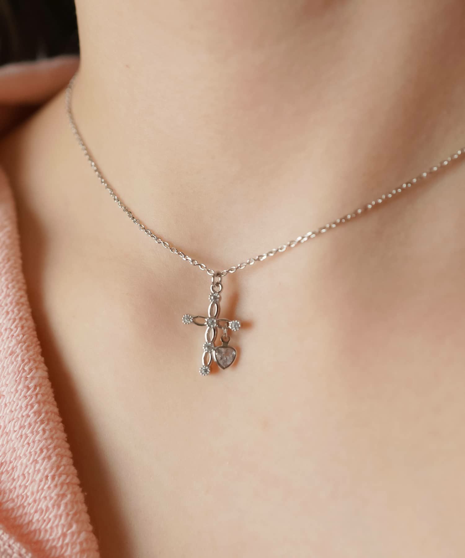 細チェーンネックレス/モチーフ4＜メール便対応＞ | SPINNS WEB STORE