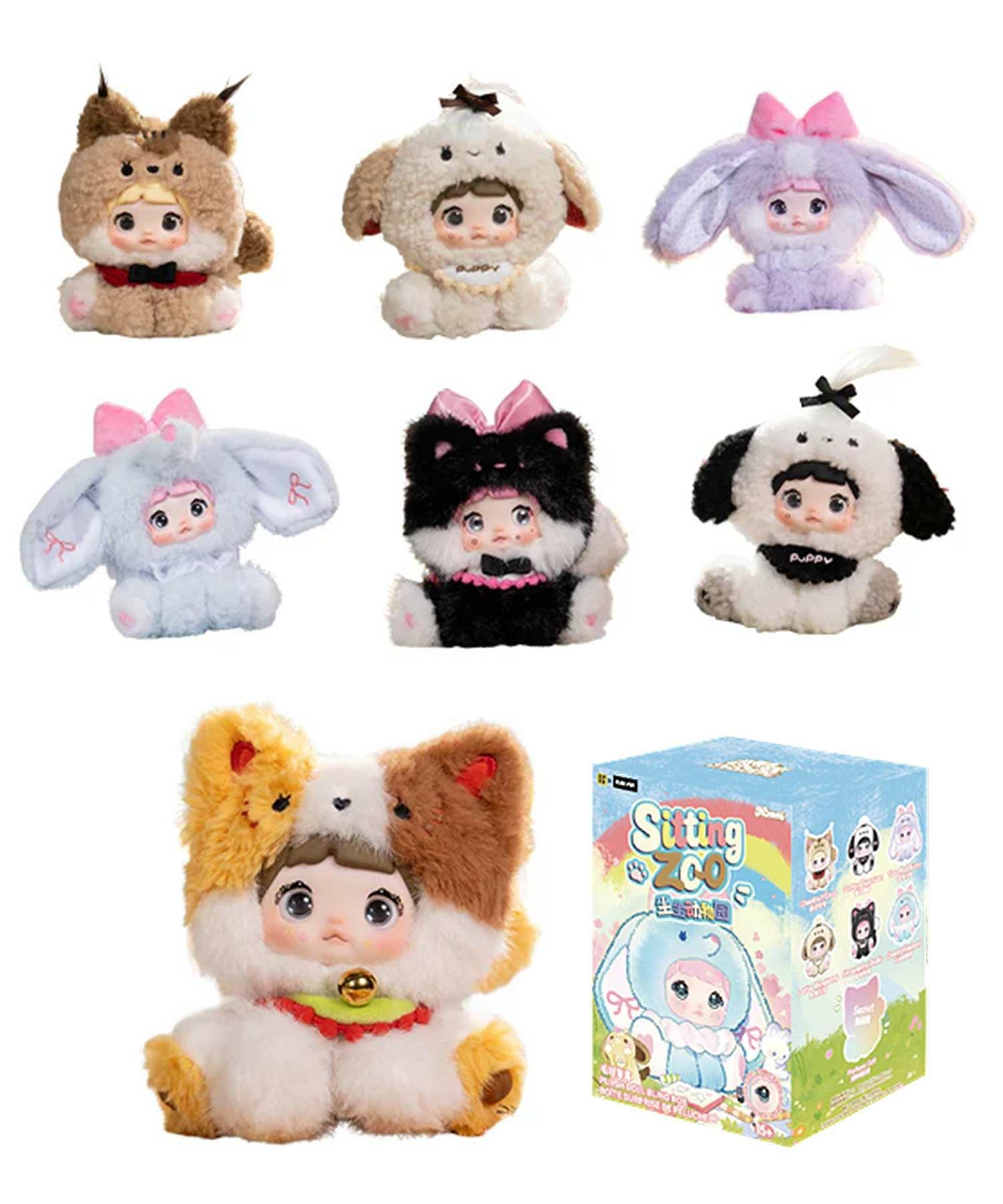新作nommi 動物園 シリーズ ≪TOPTOY×Nommi/ノミ≫ぬいぐるみキーホルダー/ブラインドボックス
