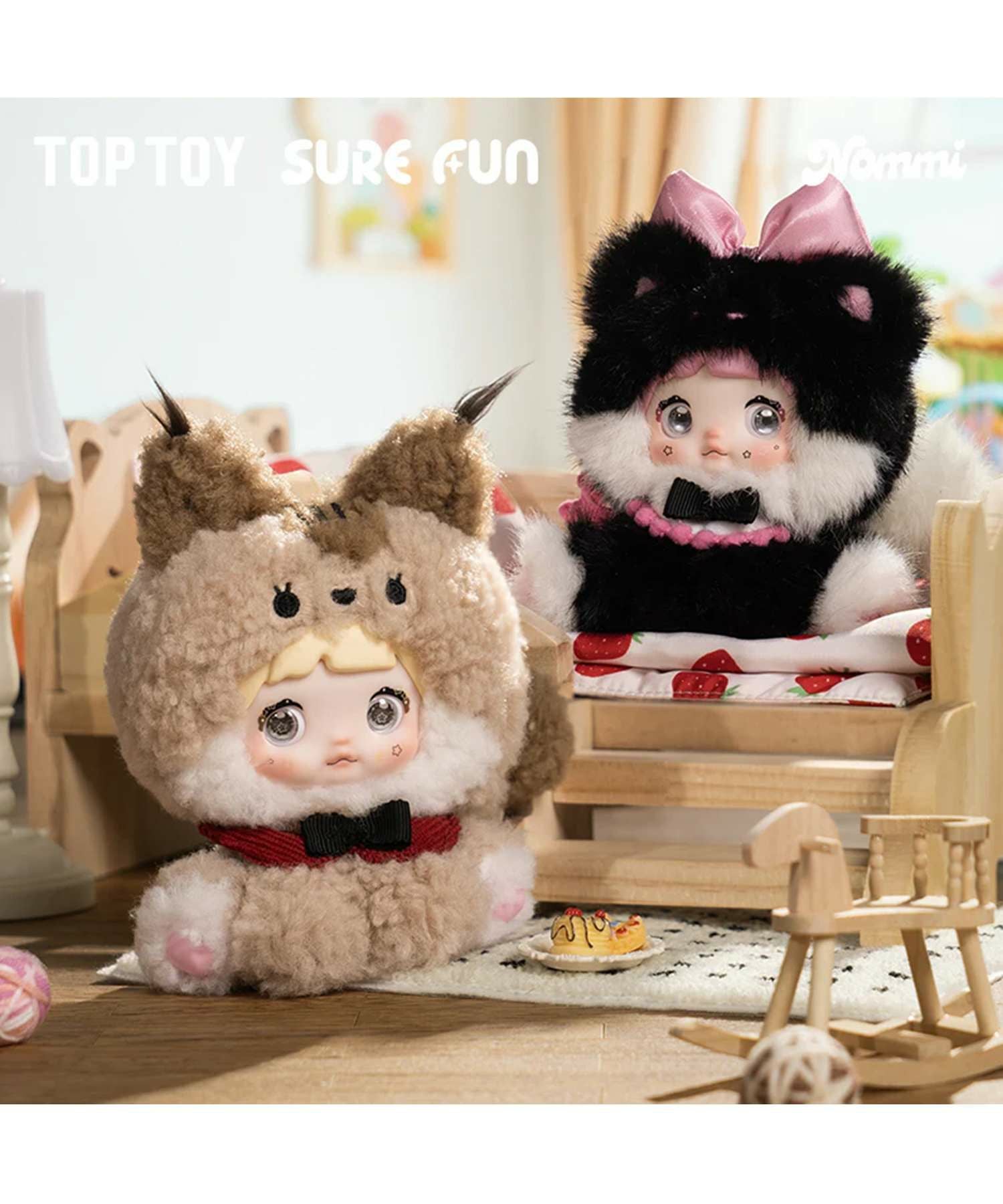 新品toptoy Nommi シークレット 招き猫 ≪TOPTOY×Nommi/ノミ≫ぬいぐるみキーホルダー/ブラインドボックス