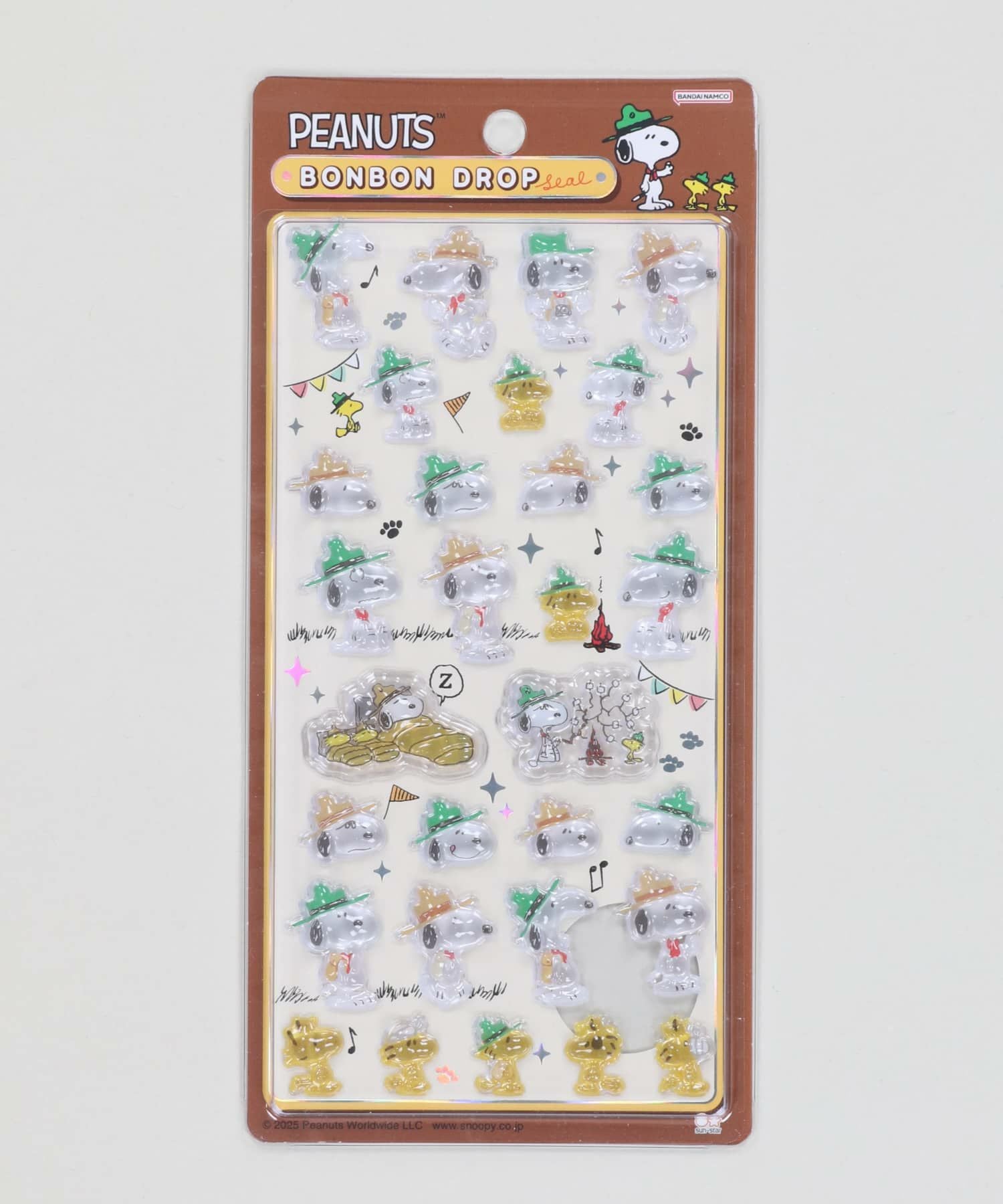 ≪PEANUTS/スヌーピー≫ボンボンドロップシール/ぷくぷく/シール
