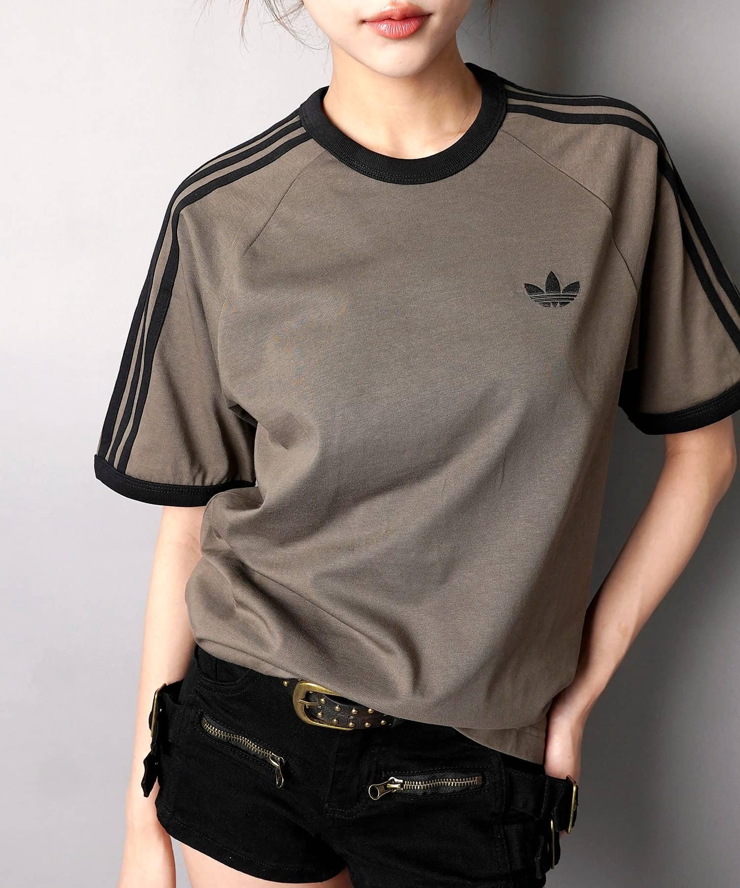 ≪adidas/アディダス≫スリーストライプス半袖Tシャツ/全9色/2サイズ