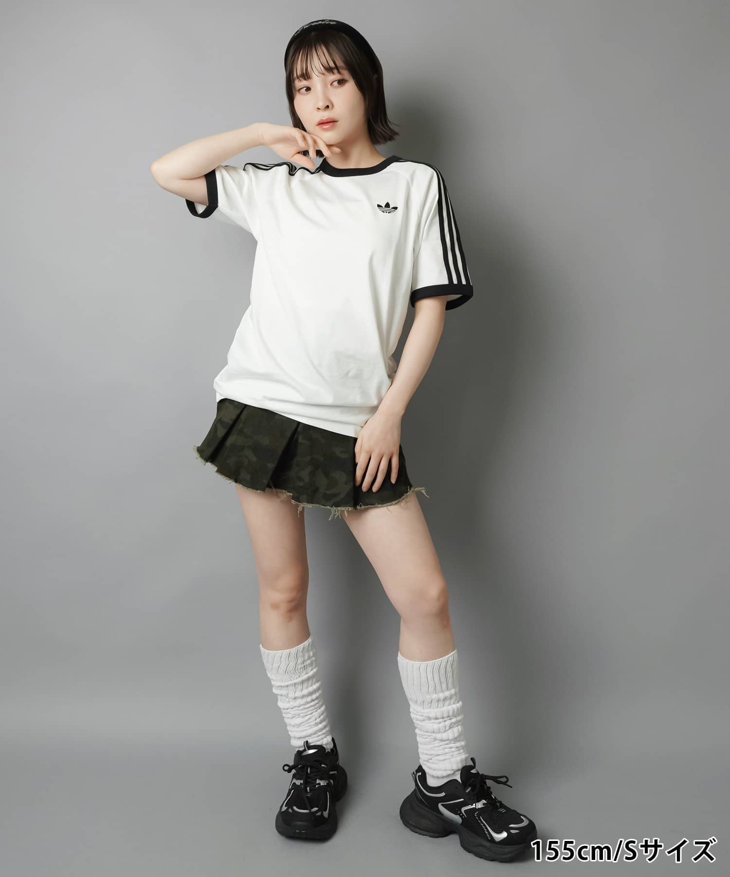 ≪adidas/アディダス≫スリーストライプス半袖Tシャツ/全9色/2サイズ