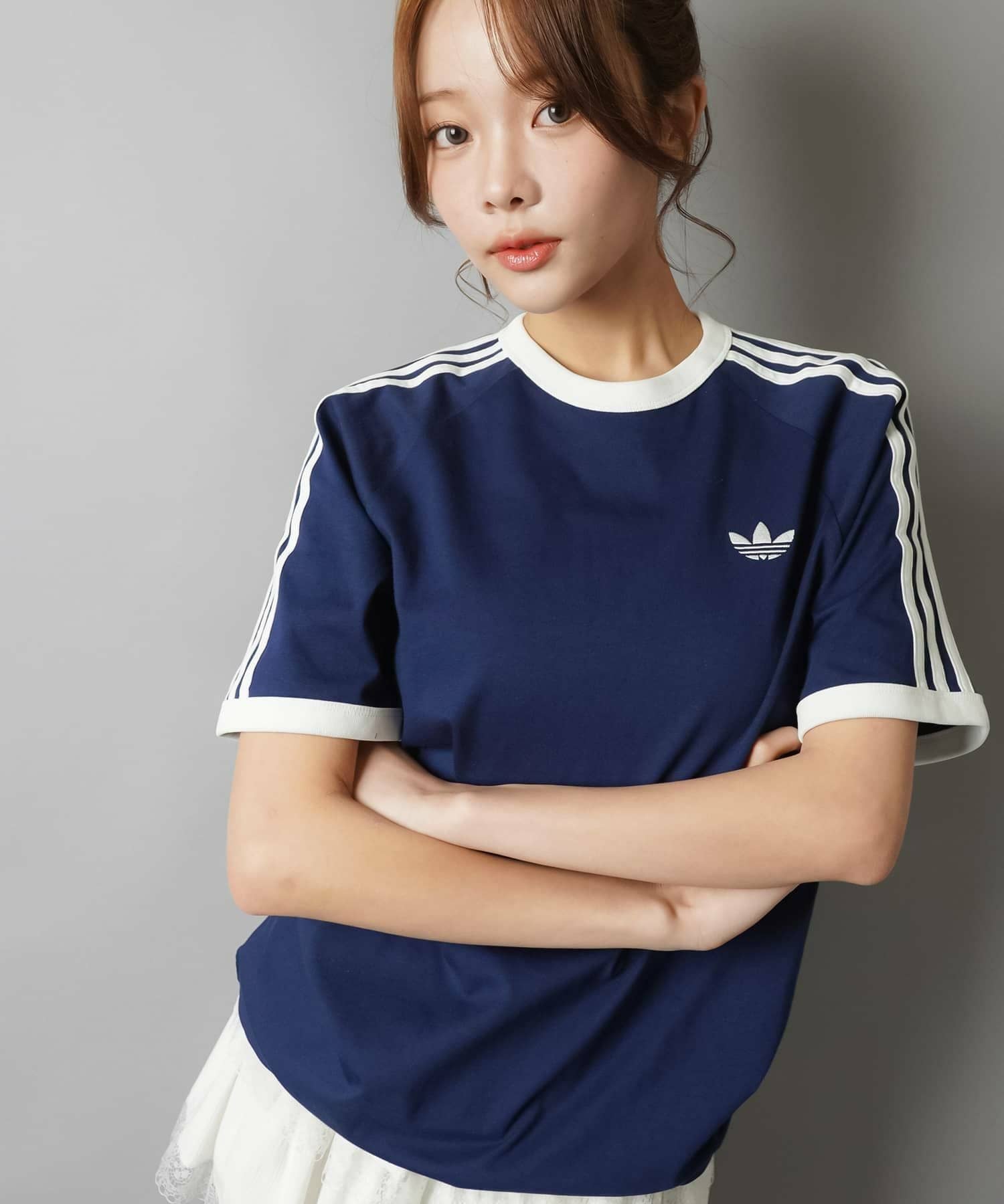 アディダス ワッフルスリーストライプス 半袖Tシャツ adidas（アディダス） tシャツ adidas Originals ラッフル スリー