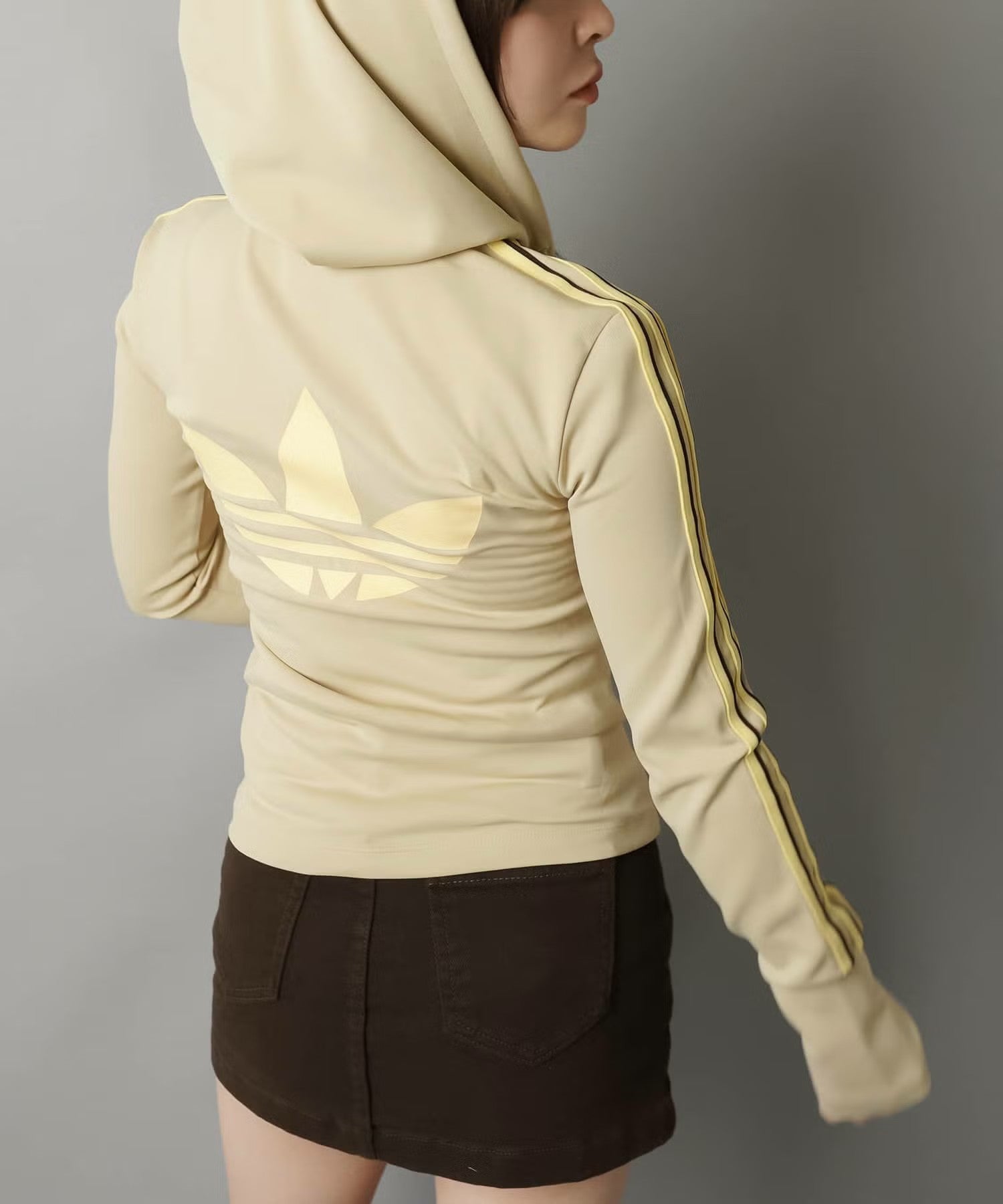 ≪adidas/アディダス≫タイトジップパーカー/ピタ見え/セットアップ