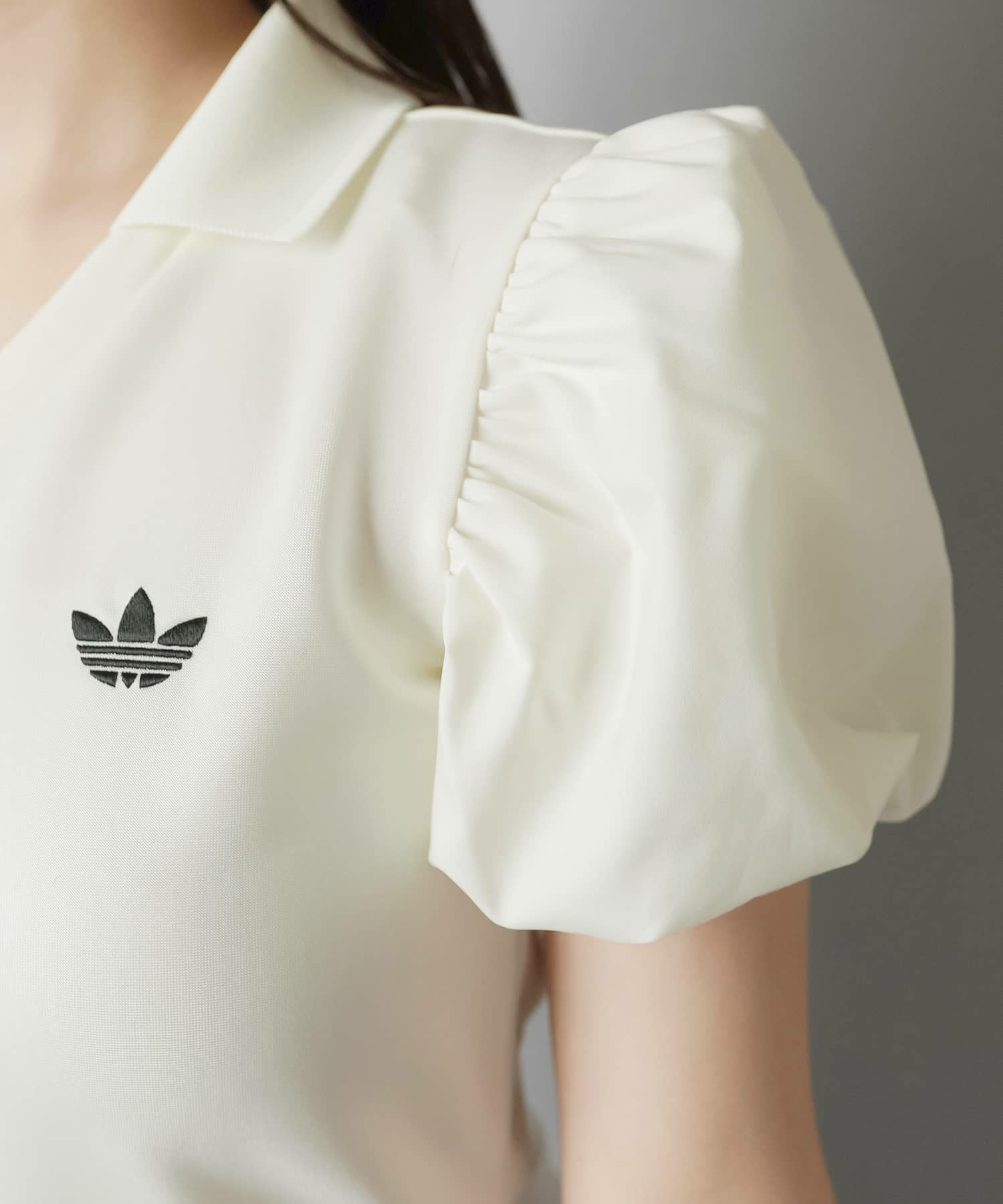 ≪adidas/アディダス≫ボリュームスリーブポロワンピース | SPINNS WEB