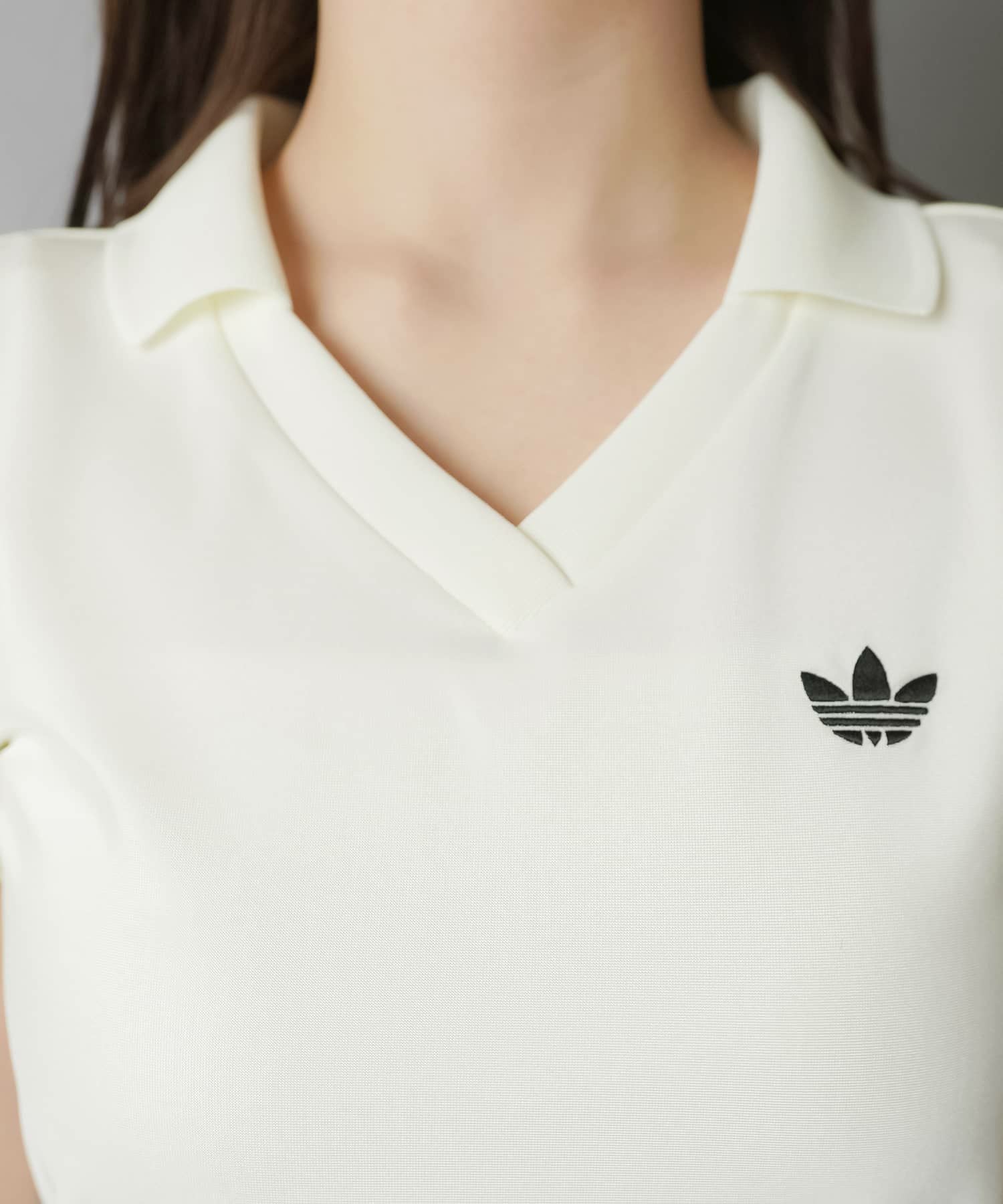 ≪adidas/アディダス≫ボリュームスリーブポロワンピース | SPINNS WEB