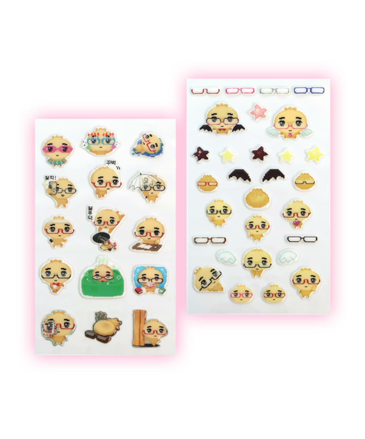 ≪メガネ餃子≫ぷっくりシール | SPINNS WEB STORE | SPINNS (スピンズ