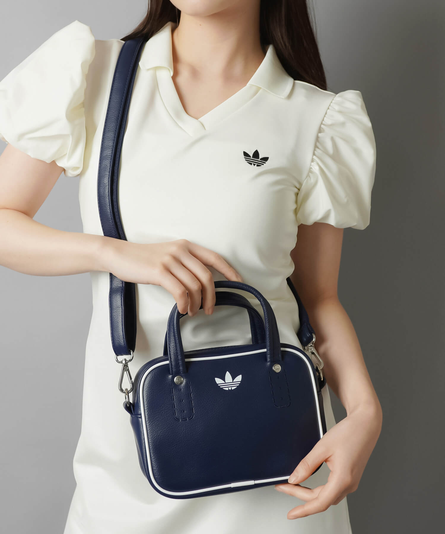 ≪adidas/アディダス≫合皮ミニショルダーバッグ/2WAY | SPINNS WEB