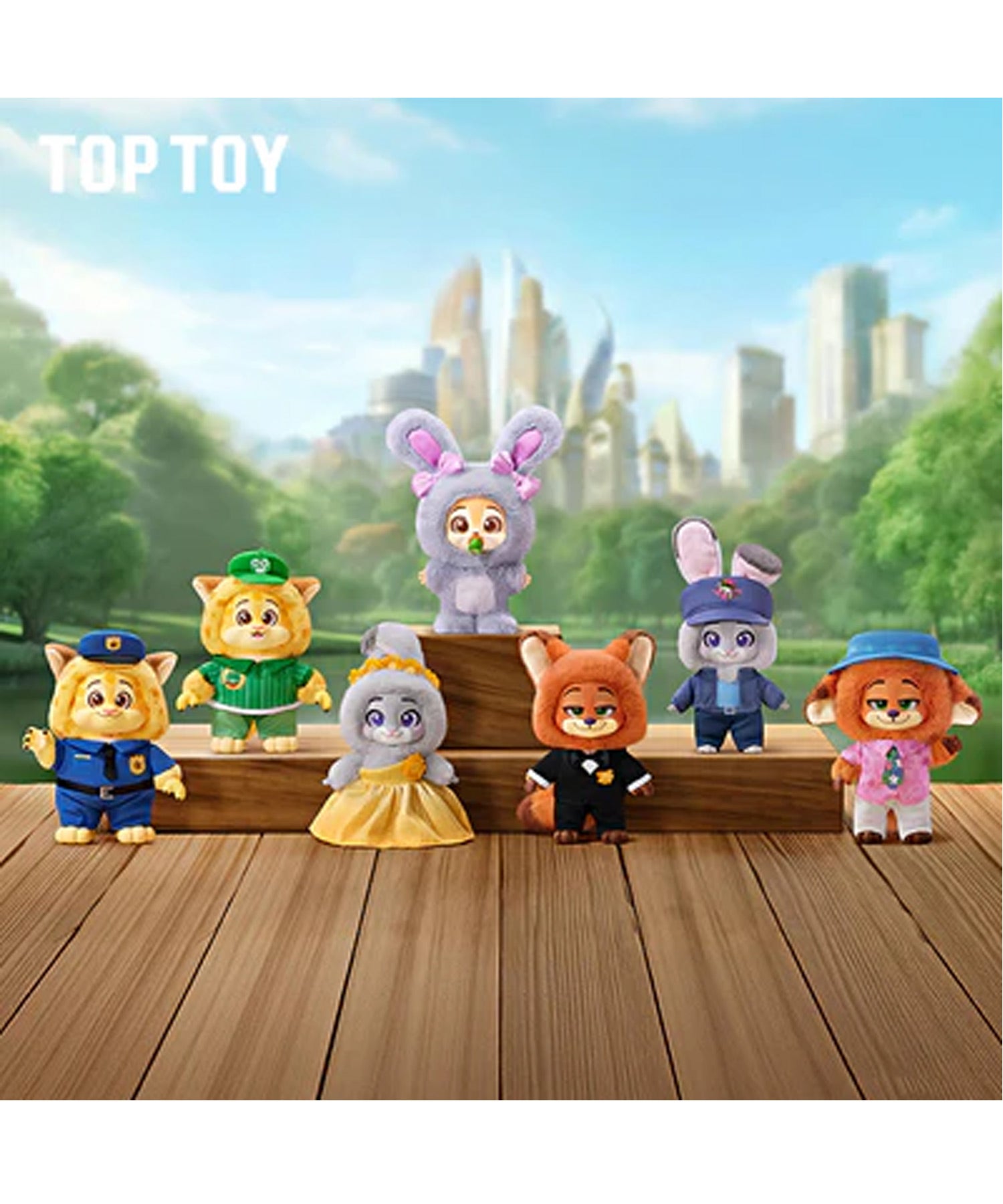 ≪TOPTOY×ズートピア≫ぬいぐるみキーホルダー/ブラインドボックス