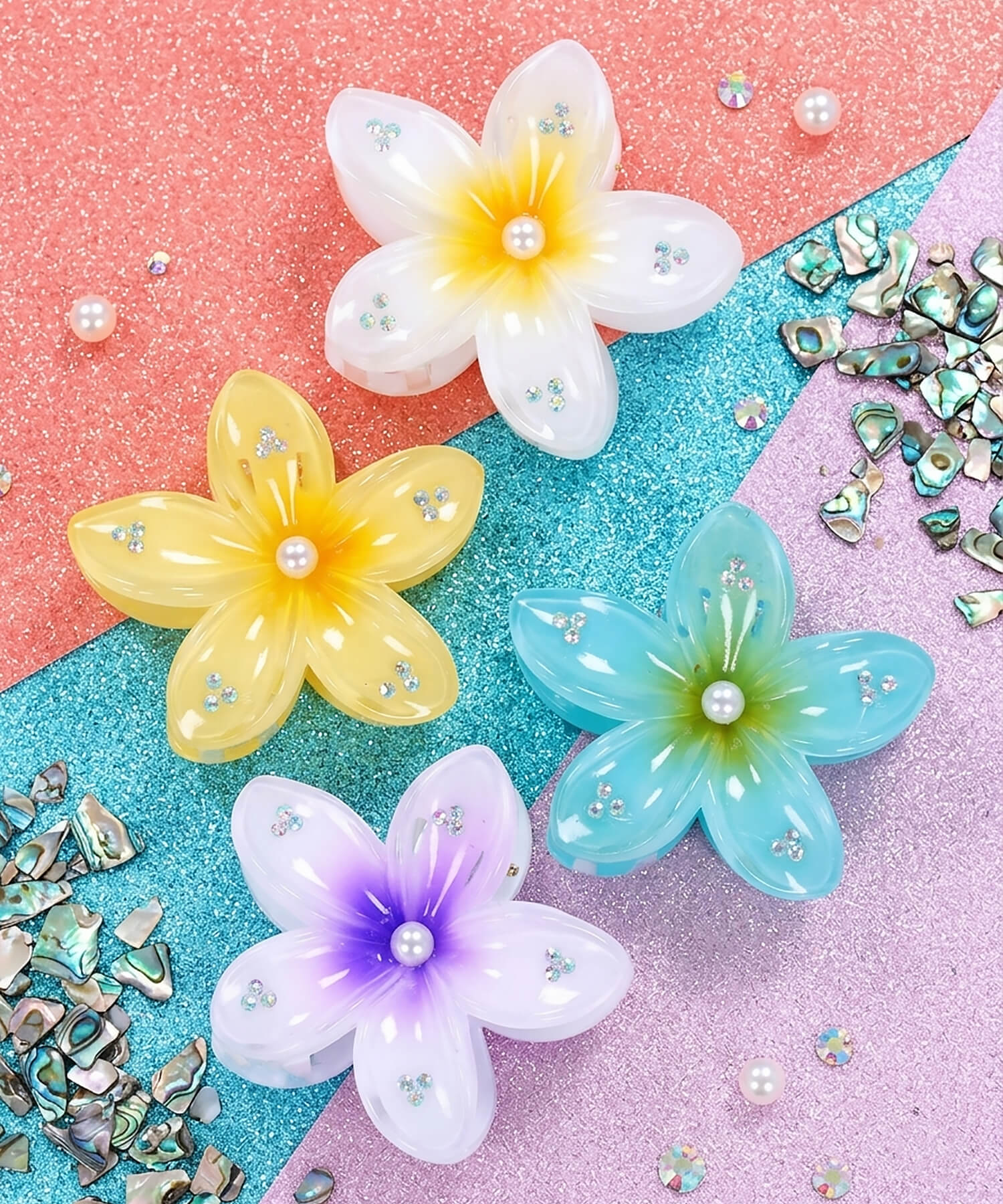 プラヘアクリップ/ハイビスカス5 | SPINNS WEB STORE | SPINNS
