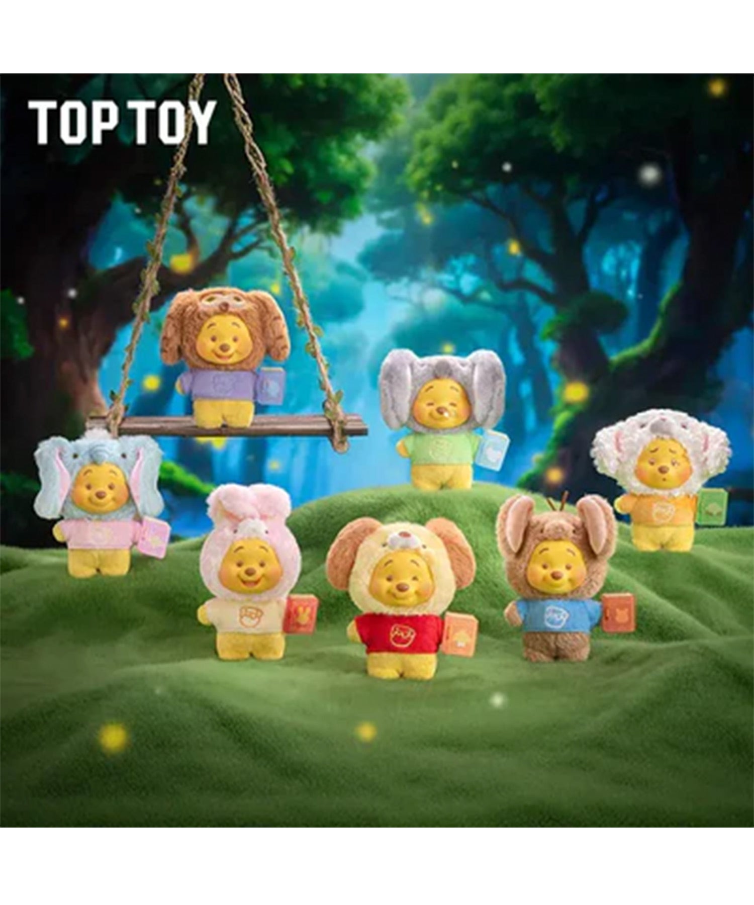 くまのぷーさんぬいぐるみキーホルダーセット Qoo10] TOPTOY 【正規品】ディズニープーさん SWEET