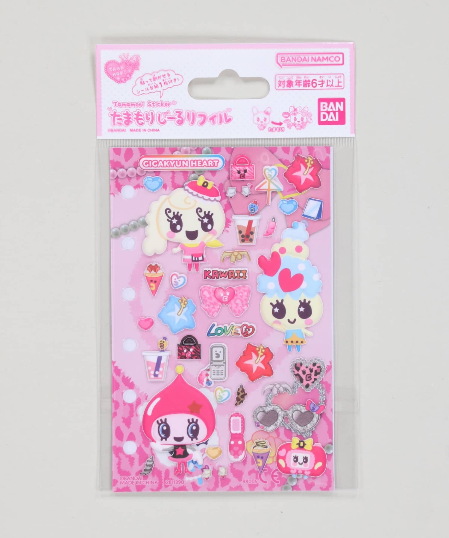 83%OFF】≪たまごっち≫たまもりしーるリフィル/ぷっくりシール&台紙