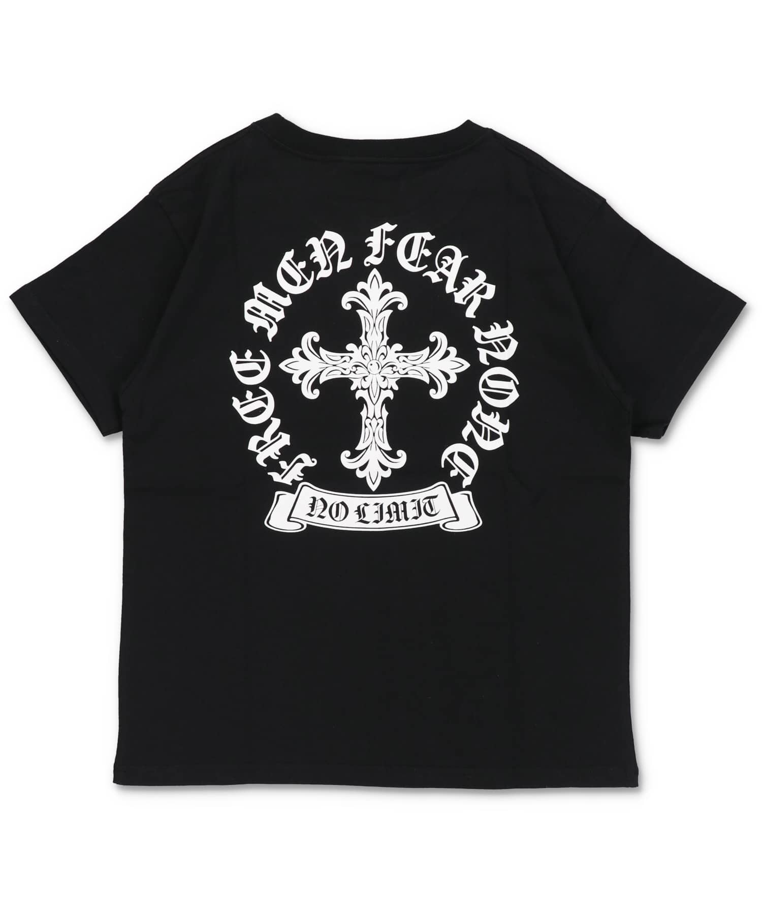 短丈クロスバックプリント半袖Tシャツ/グランジ | SPINNS WEB STORE