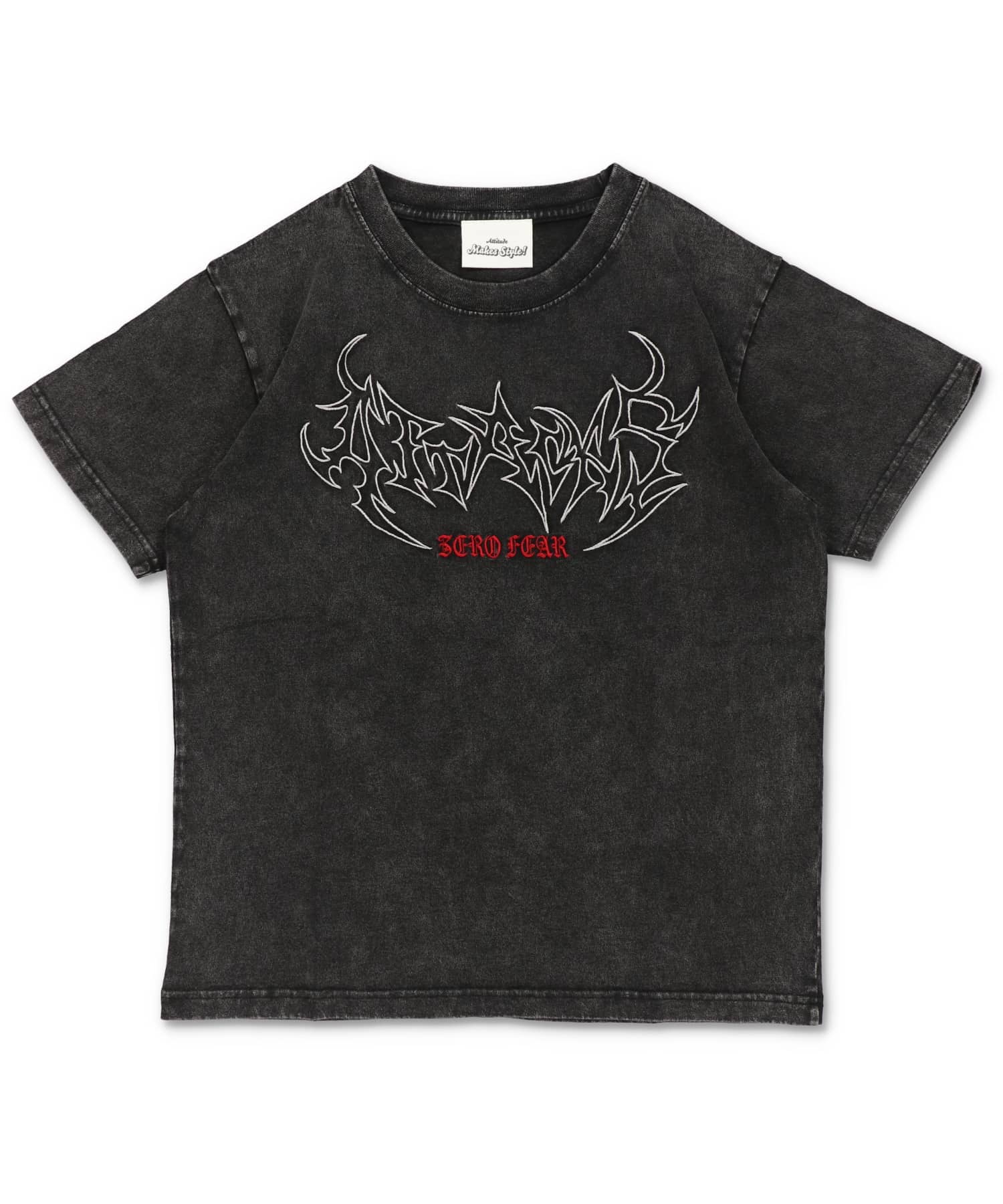 短丈半袖トライバル刺繍ロゴTシャツ | SPINNS WEB STORE | SPINNS