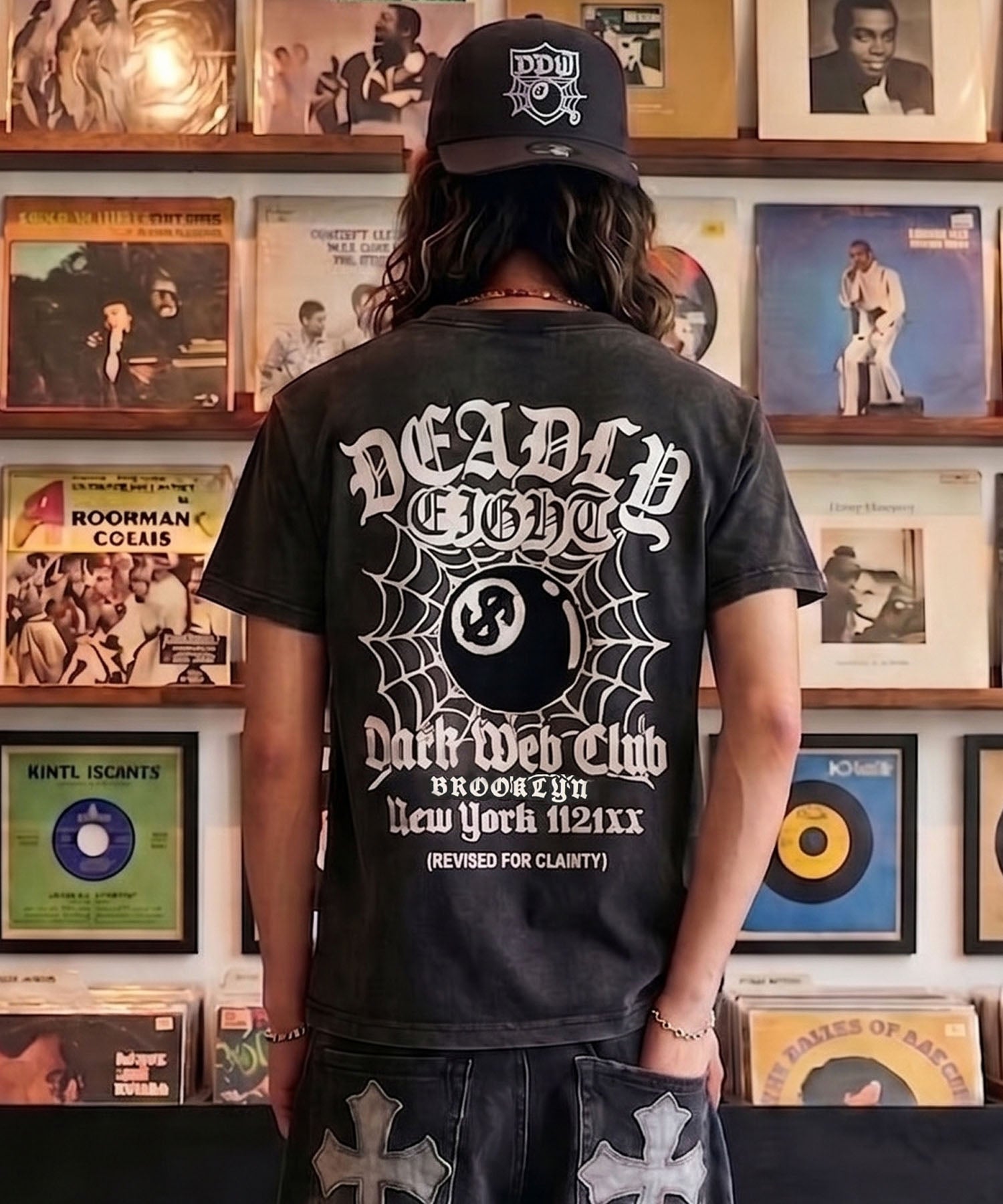 プリンス　新品　上下セット 17%OFF】8ボールバックプリント半袖Tシャツ/サガラ刺繍ロゴ/ワン