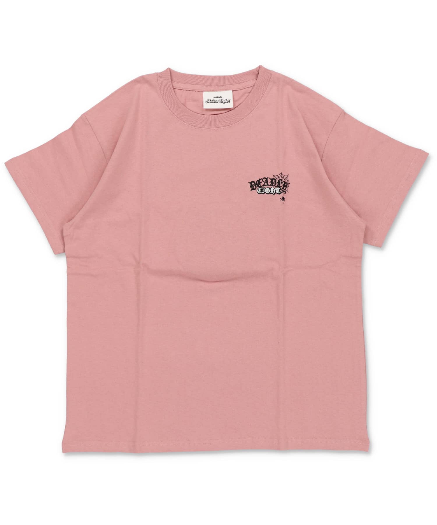17%OFF】8ボールバックプリント半袖Tシャツ/サガラ刺繍ロゴ/ワン
