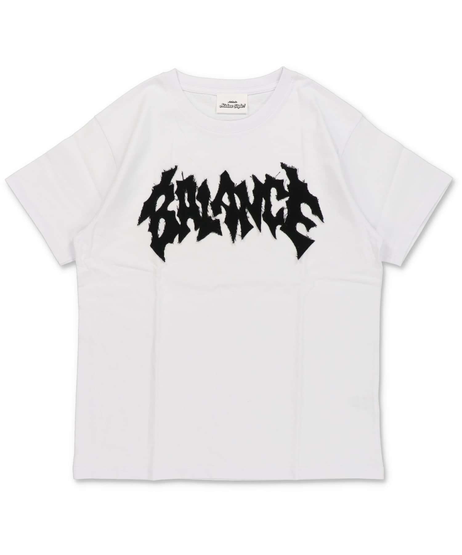 ダメージパッチワークロゴ半袖Tシャツ/レギュラー丈 | SPINNS WEB