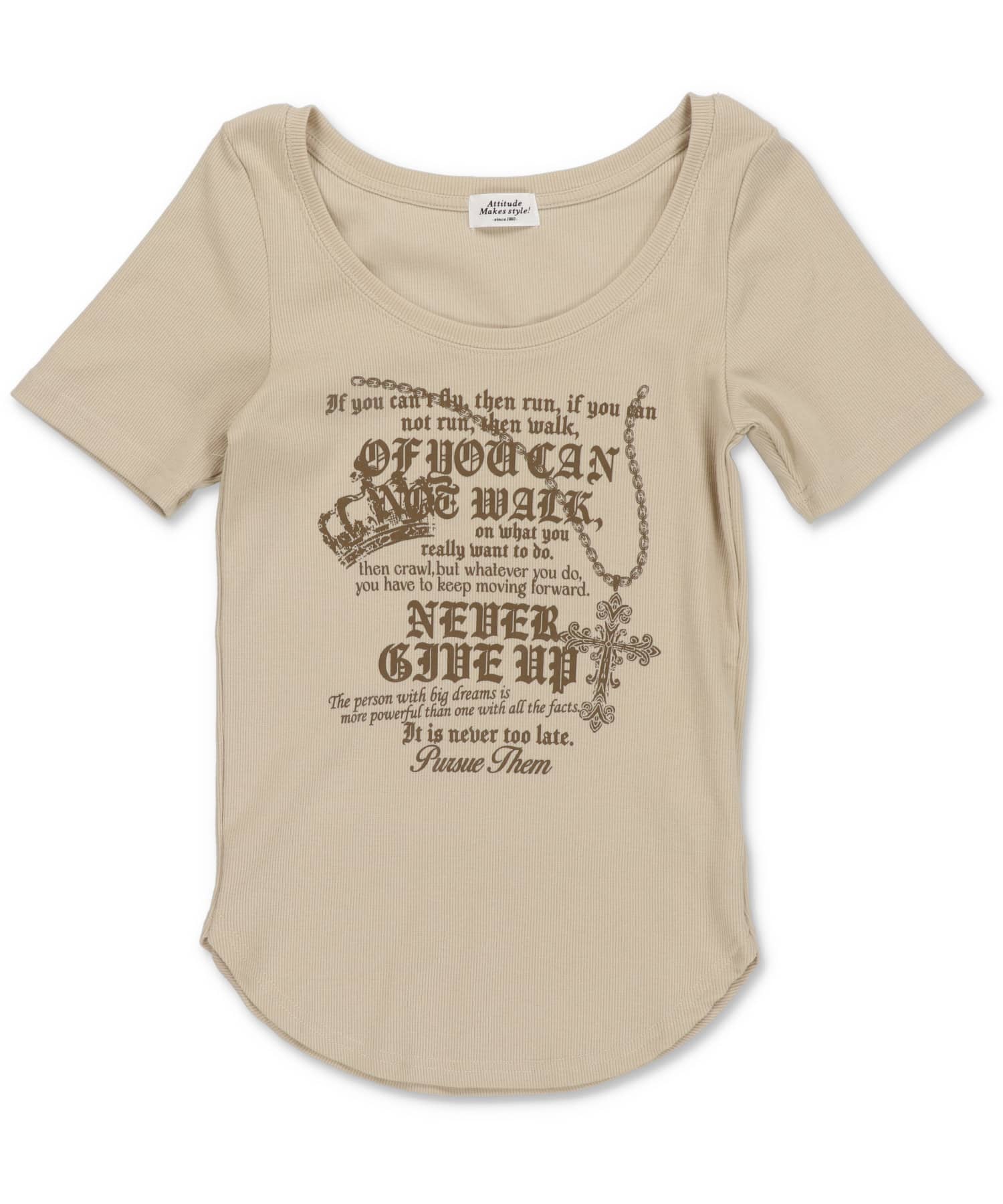 半袖Tシャツ/英字ロゴ/レター/#平成ギャル | SPINNS WEB STORE