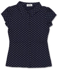 ドットxネイビー