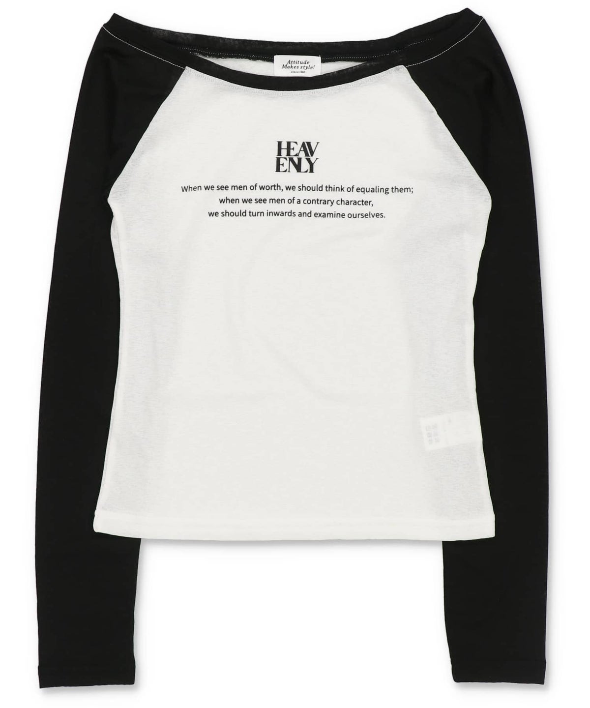 オフホワイトxブラック