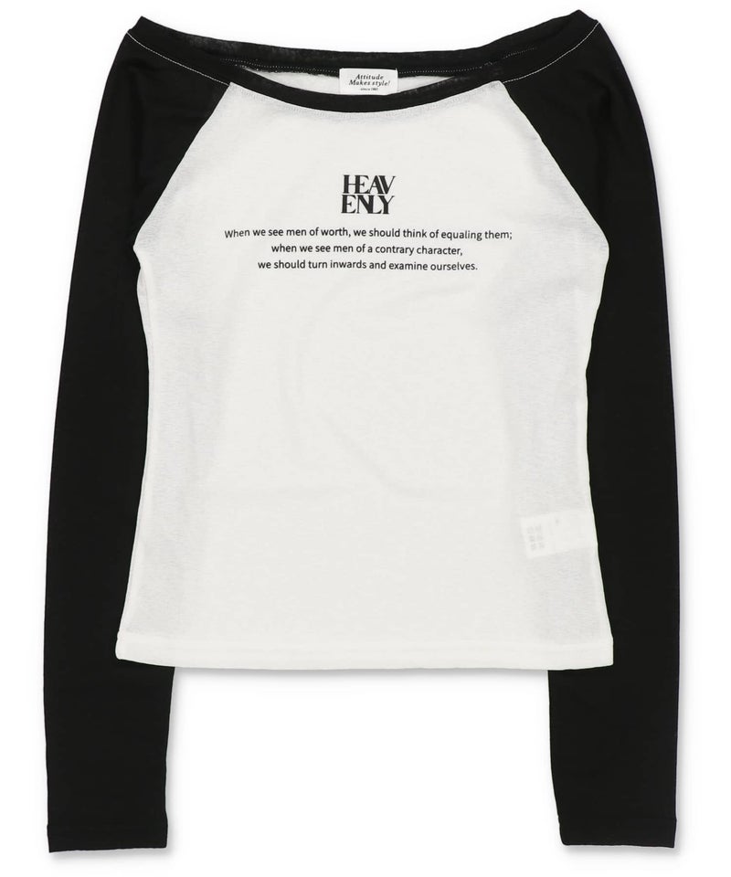 オフホワイトxブラック