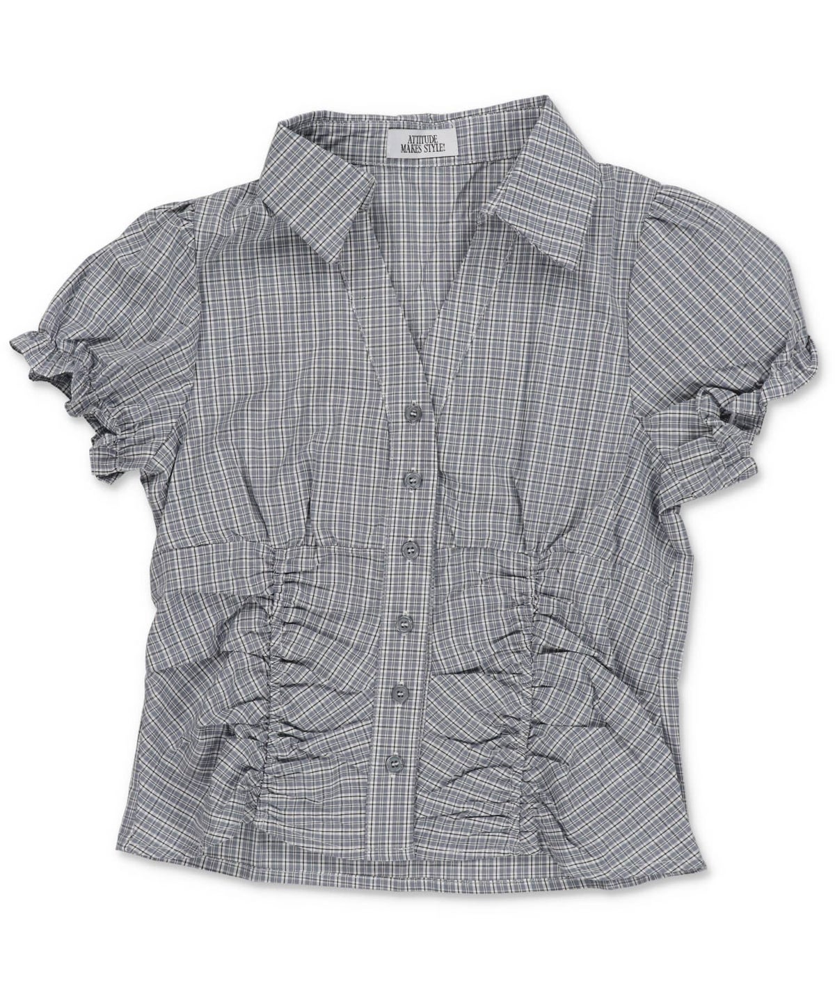 グレーxチェック