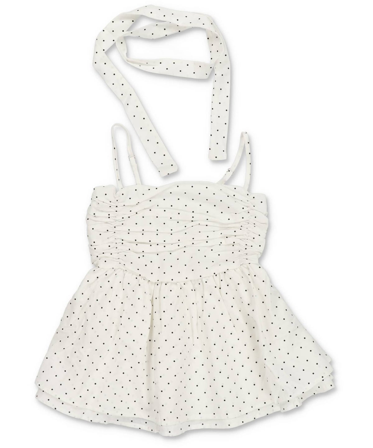 ドットxオフホワイト