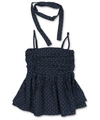 ドットxネイビー