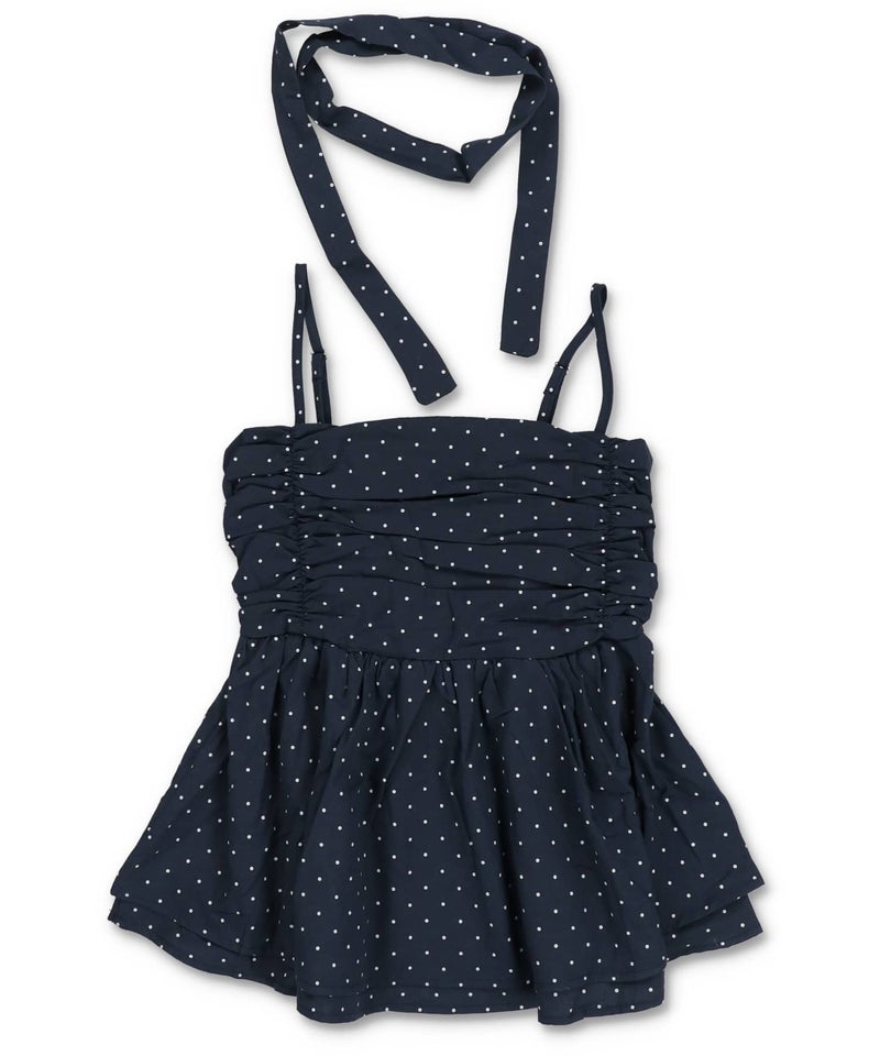 ドットxネイビー