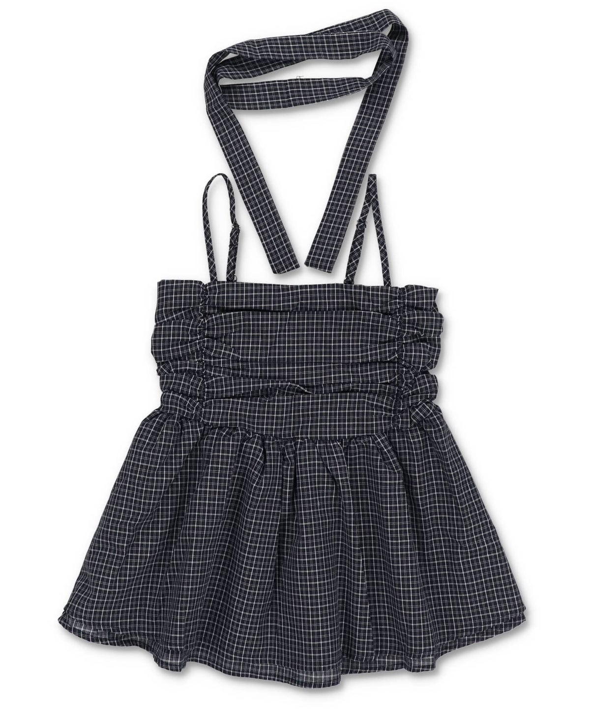 チェックｘネイビー