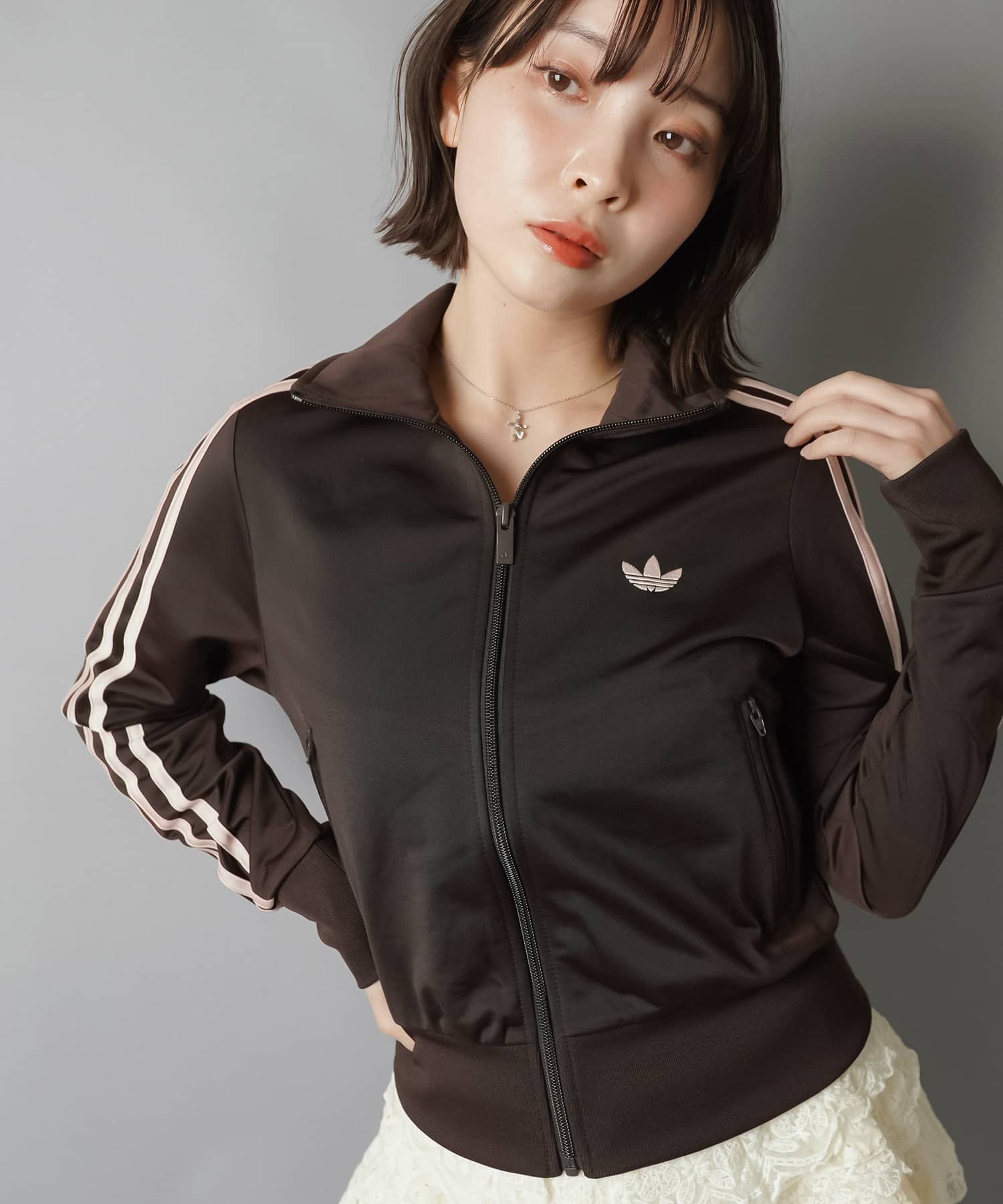 adidas アディダス　トラックトップ　ウインドブレーカー　ショート丈 adidas（アディダス） オリジナルス adidas Originals ウィンド