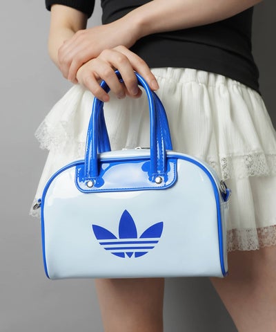 ≪adidas/アディダス≫2WAYエナメルショルダーバッグ/ハンドバッグ 