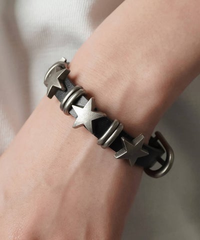 PANDORA シルバー 星型ブレスレット フリーサイズブレスレット 