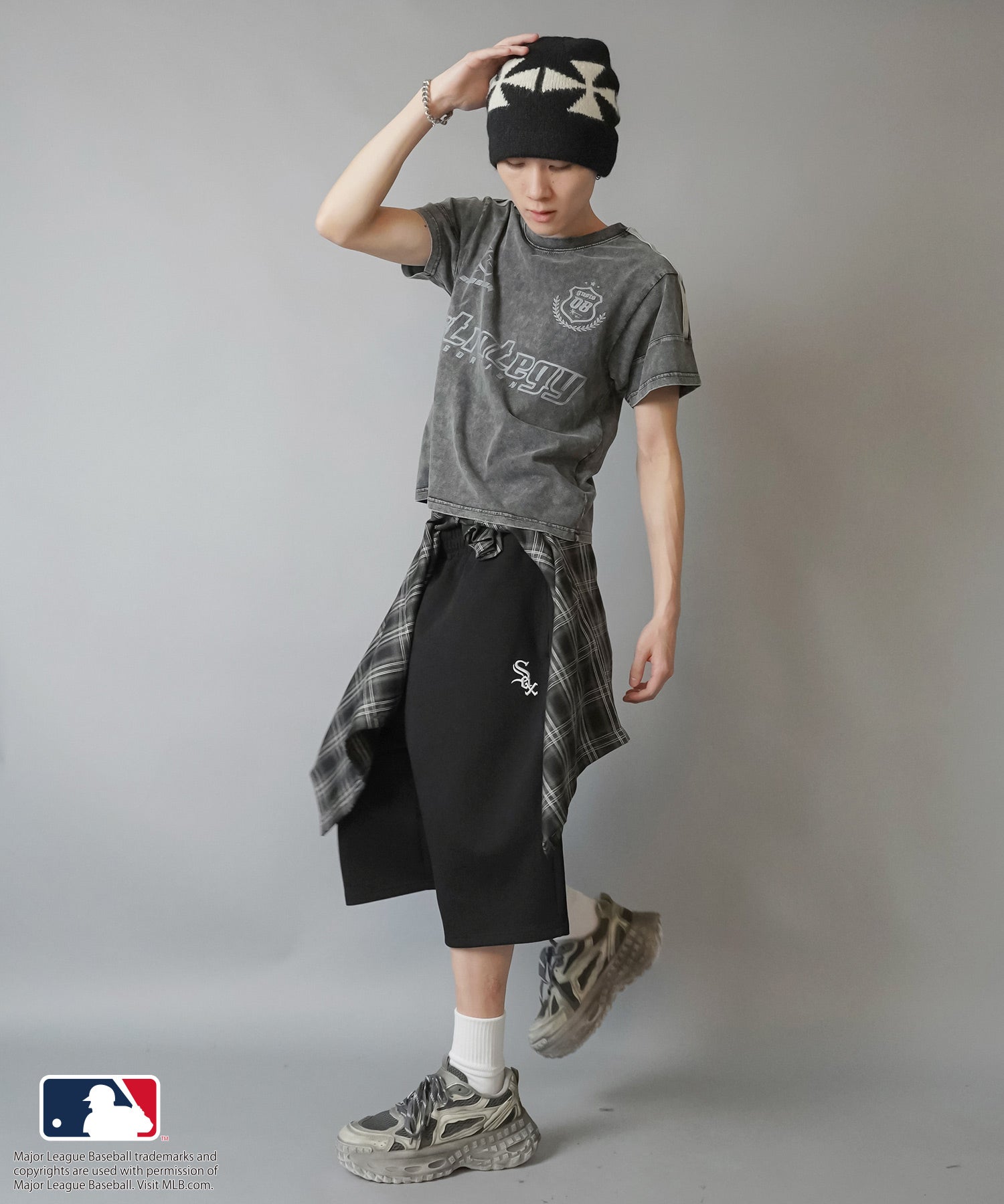 ≪MLB/メジャーリーグベースボール≫バルーンスウェットハーフパンツ