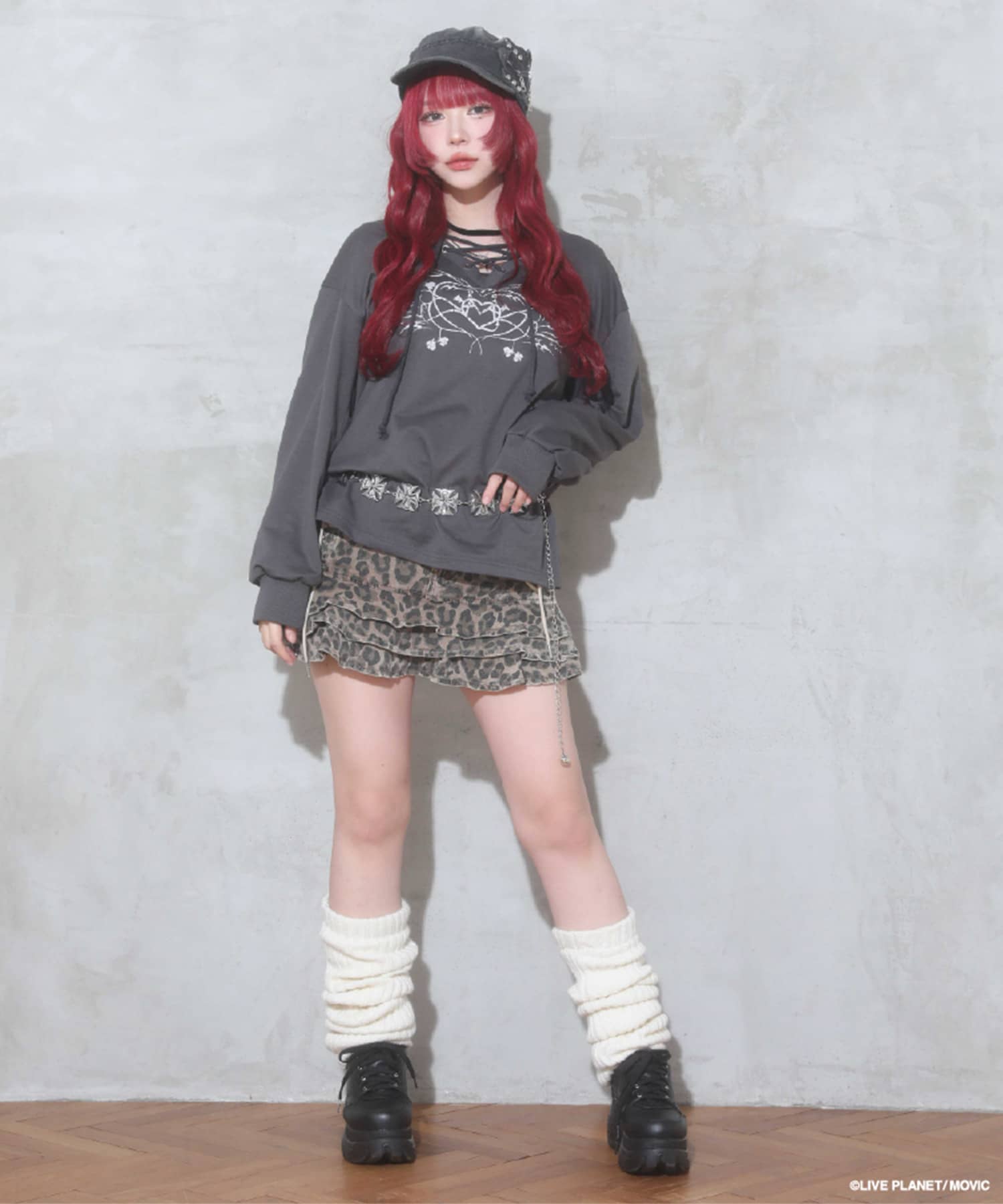 予約】『AVAM×SPINNS』 レースアップスウェット《6月中～下旬発送