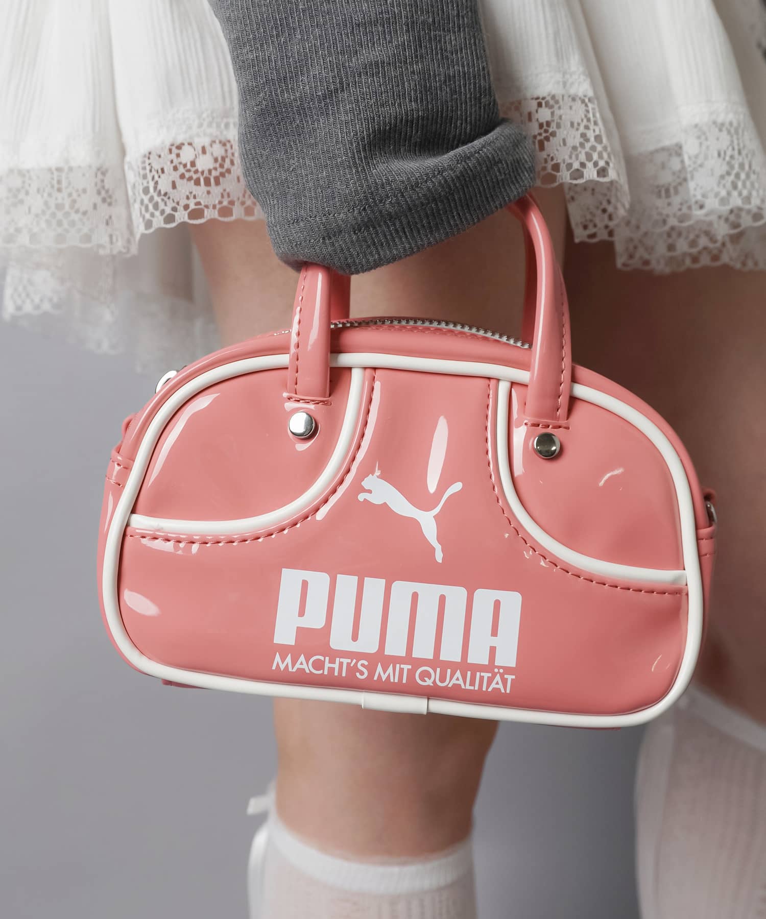 PUMA ピンク ゴルフボストンバッグ　カートバッグ ≪PUMA/プーマ≫エナメルボストンバッグ/全5色 | SPINNS WEB STORE