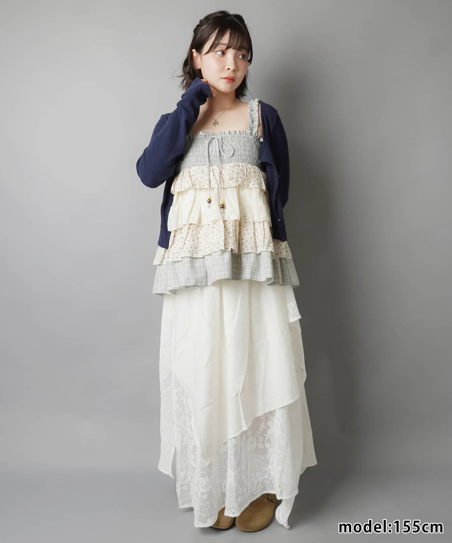 26%OFF】ドレープロングスカート/#NEO森ガール | SPINNS WEB STORE