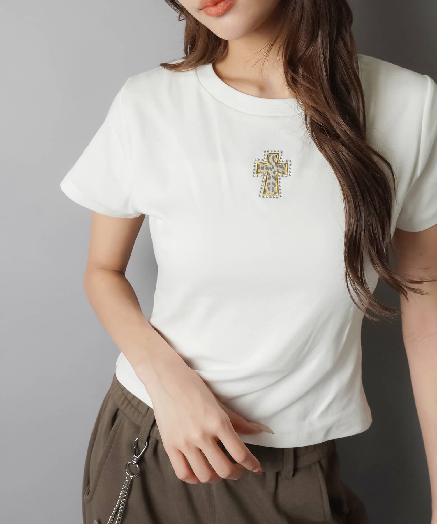 半袖ピタTシャツ/クロスモチーフ | SPINNS WEB STORE | SPINNS