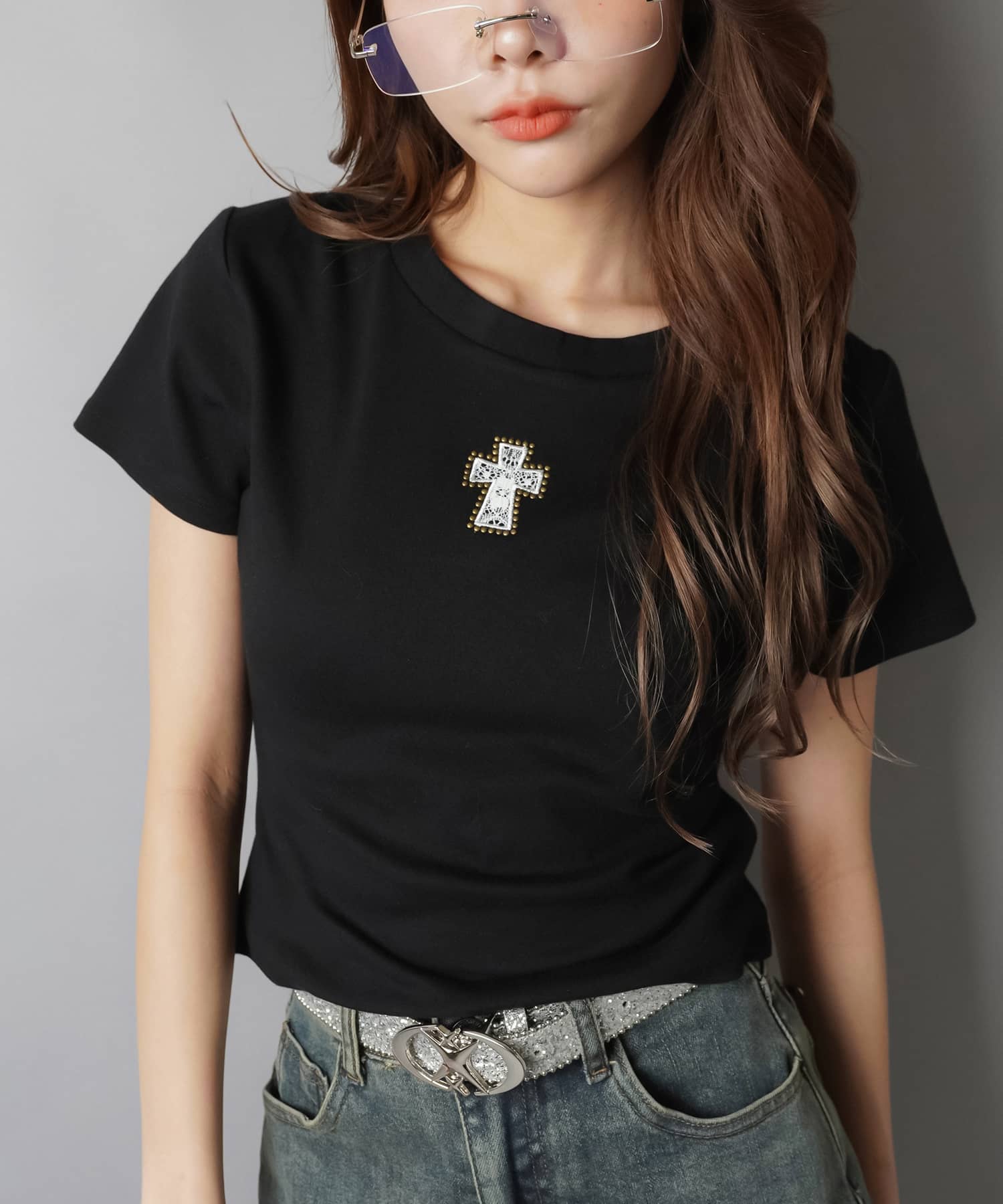 半袖ピタTシャツ/クロスモチーフ | SPINNS WEB STORE | SPINNS