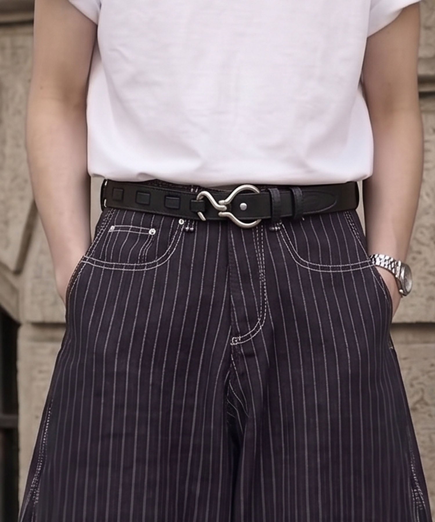 ≪Dickies/ディッキーズ≫フックバックルPU合皮ベルト/シンプル