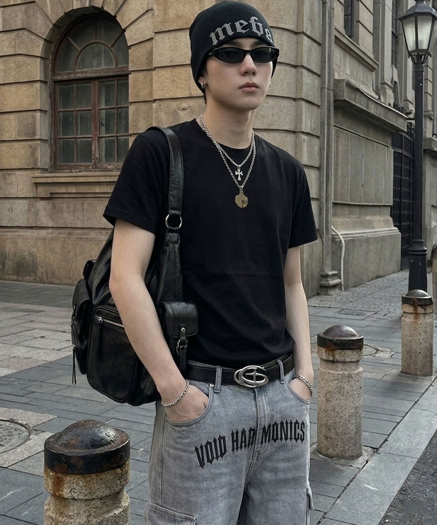 シルバーバックル合皮デザインベルト/モチーフ | SPINNS WEB STORE
