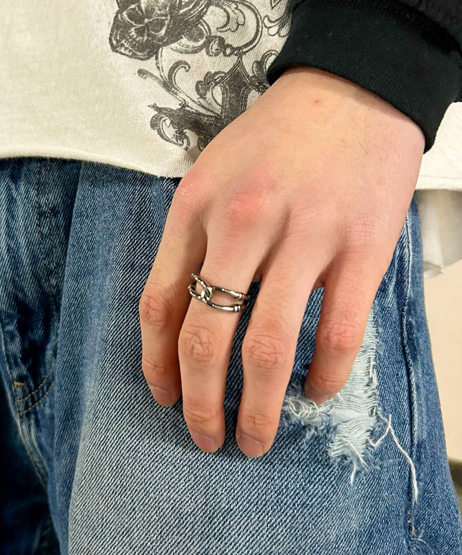 シルバーメタルリング/ノットデザイン | SPINNS WEB STORE | SPINNS