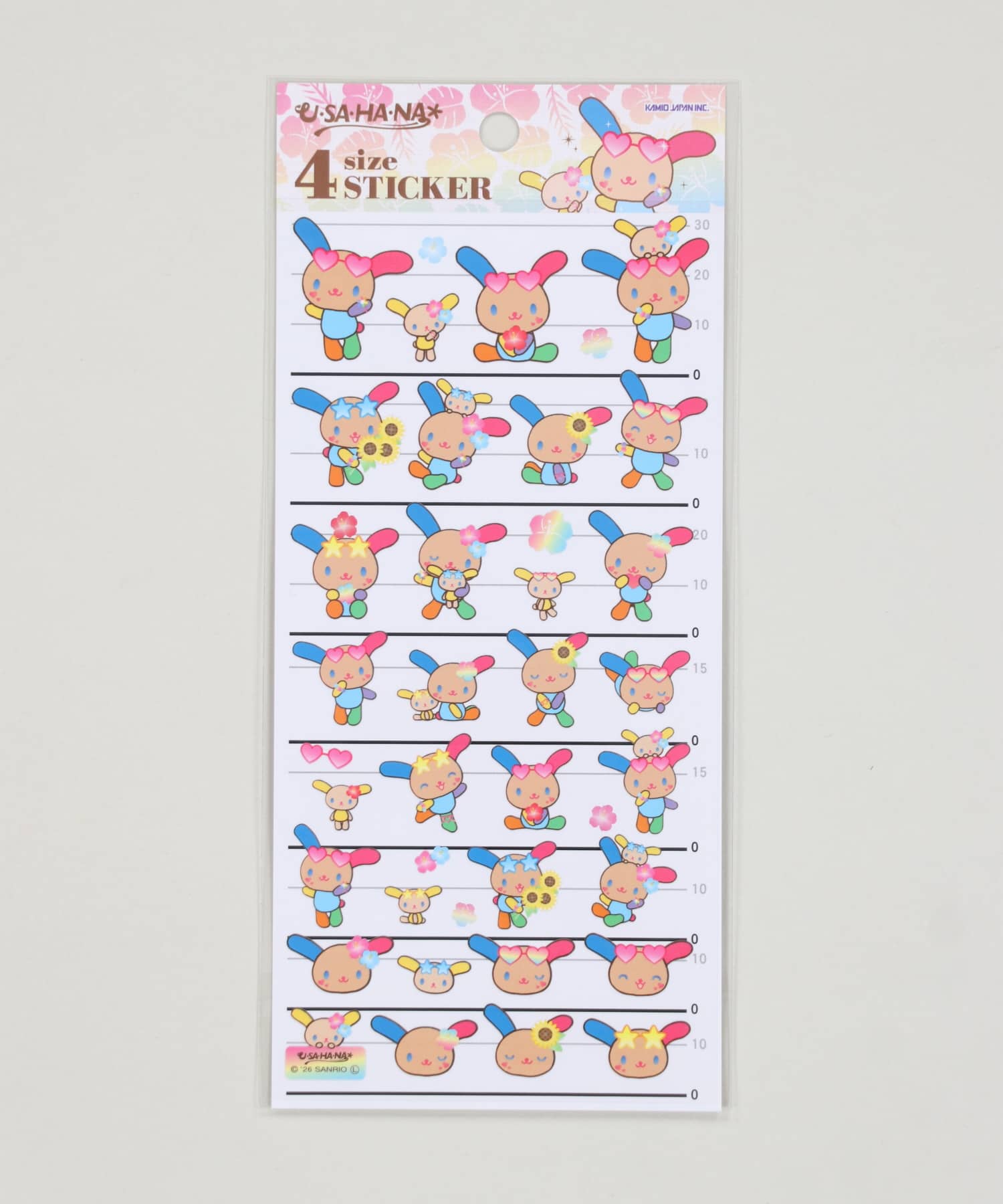 43%OFF】≪サンリオ≫4サイズステッカー/シール/ウサハナ＜メール便