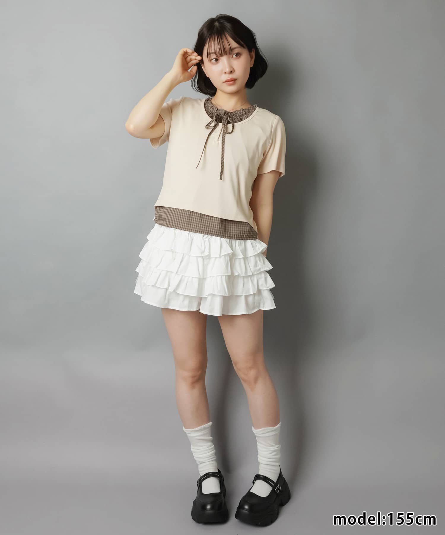 フリルティアードショートパンツ/ミニスカート | SPINNS WEB STORE