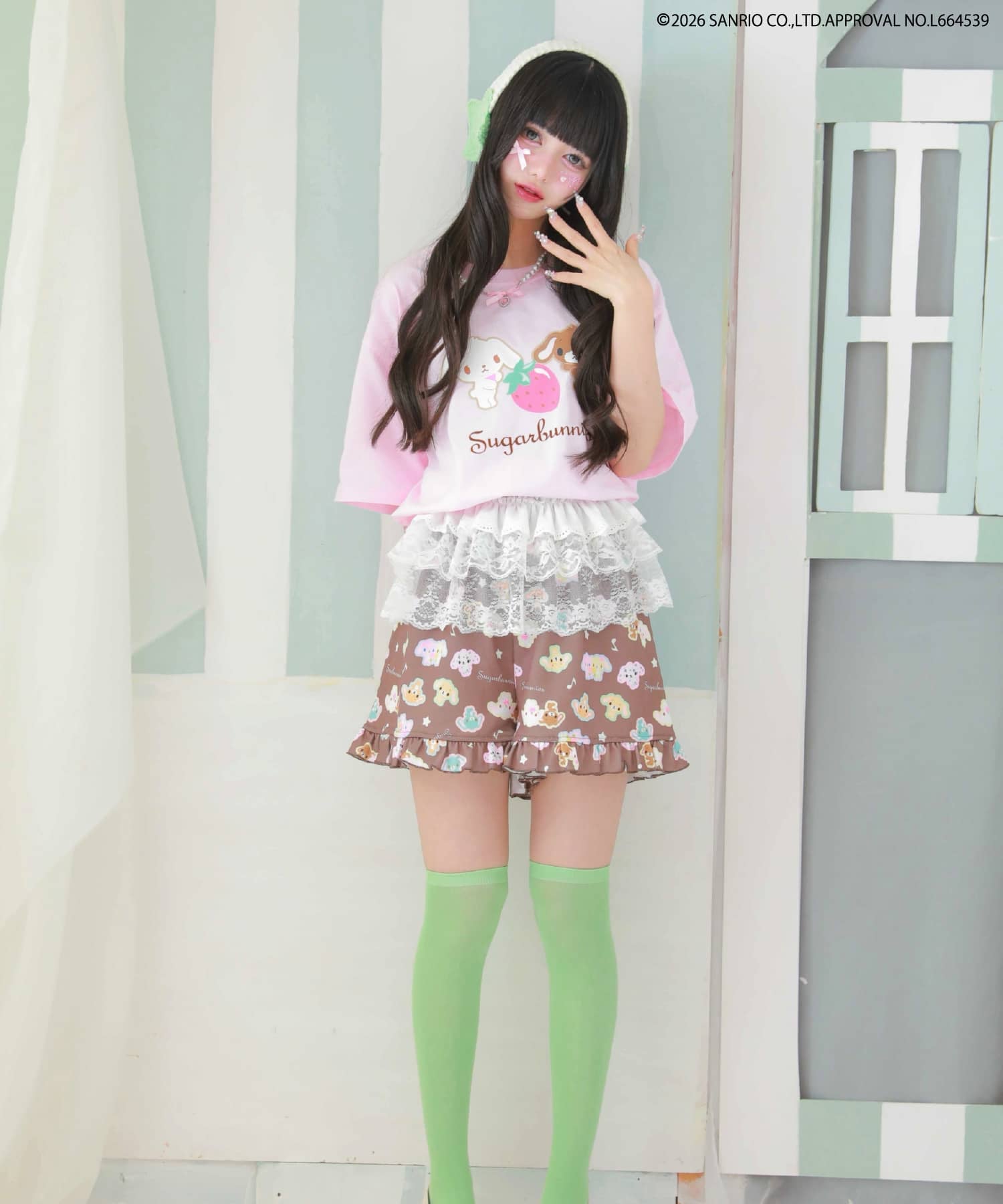26%OFF】『シュガーバニーズ×SPINNS』プリントTシャツ | SPINNS WEB