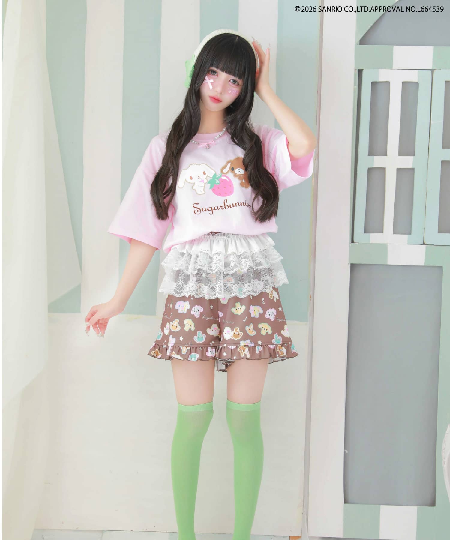 26%OFF】『シュガーバニーズ×SPINNS』プリントTシャツ | SPINNS WEB